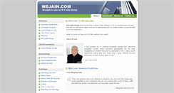 Desktop Screenshot of msjain.com