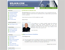 Tablet Screenshot of msjain.com